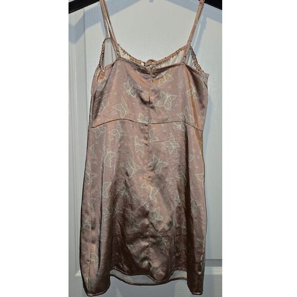 NWT LA Hearts Pacsun  XS butterfly 90s Y2K mini slip dress - Picture 2 of 6